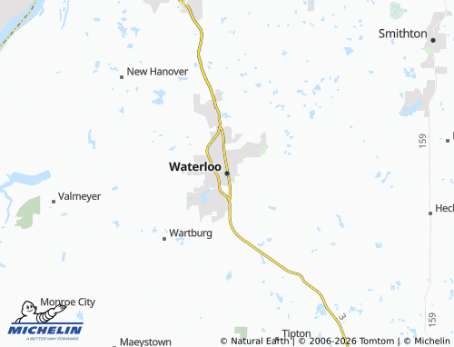 Mapa MICHELIN Waterloo - ViaMichelin