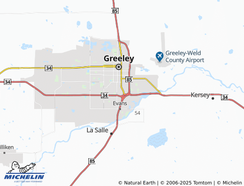 MICHELIN Garden City map - ViaMichelin