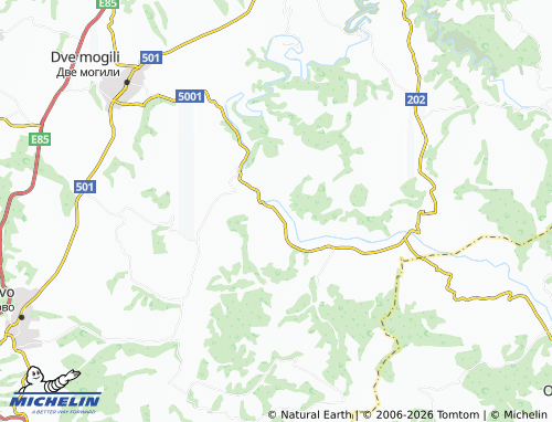 Mappa MICHELIN Ostritsa - ViaMichelin