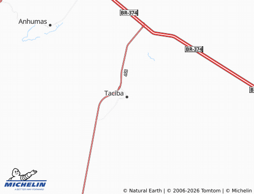 Mapa MICHELIN Taciba - ViaMichelin