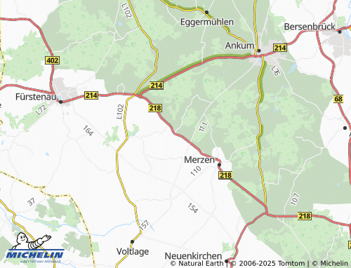 Carte MICHELIN Plaggenschale - ViaMichelin