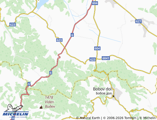 MICHELIN-Landkarte Klenovik - ViaMichelin