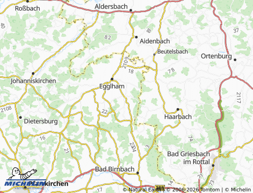 MICHELIN Amsham map - ViaMichelin