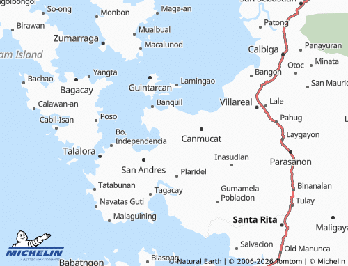 MICHELIN Pacoyoy map - ViaMichelin