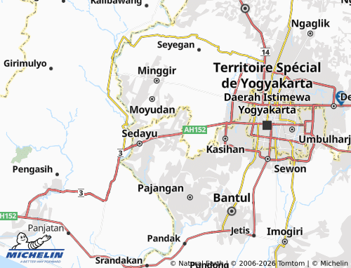 MICHELIN Argomulyo map - ViaMichelin