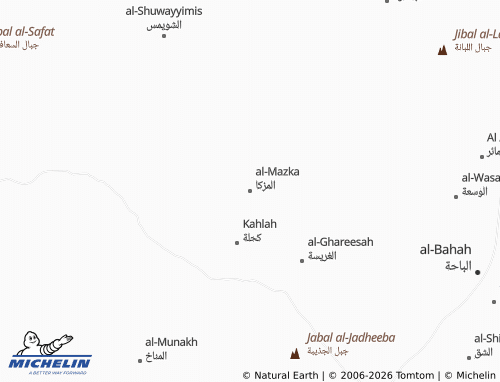 MICHELIN-Landkarte al-Mazka - ViaMichelin