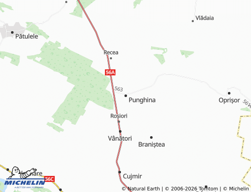 Mappa MICHELIN Punghina - ViaMichelin