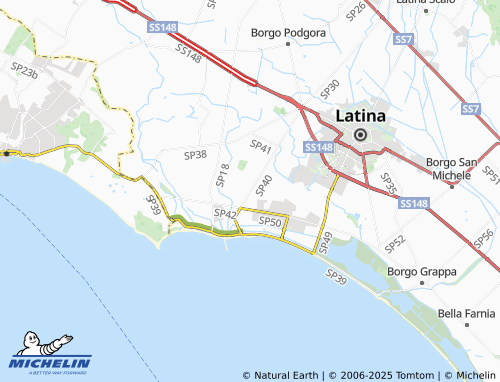 MICHELIN-Landkarte Pantanello - ViaMichelin