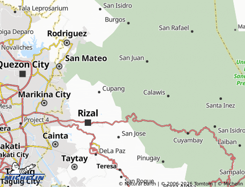 MICHELIN Inarawan map - ViaMichelin