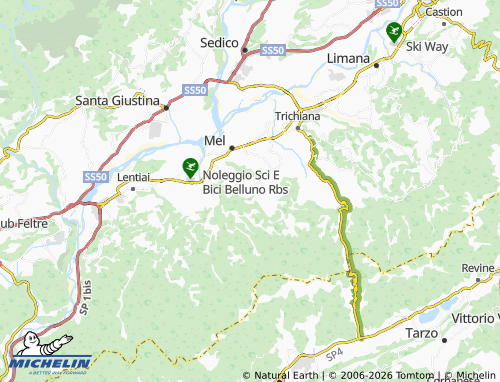 Mappa MICHELIN Carve - ViaMichelin