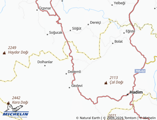 Mappa MICHELIN Fakılar - ViaMichelin