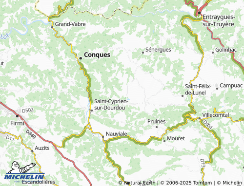 Mapa MICHELIN Les Colombiès - ViaMichelin