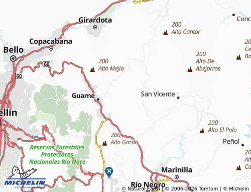 Carte MICHELIN Guapante - ViaMichelin