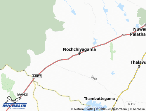 Mappa MICHELIN Dunudambuwewa - ViaMichelin