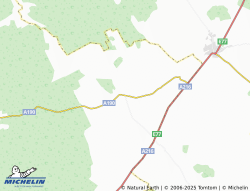 MICHELIN Zales'ye map - ViaMichelin