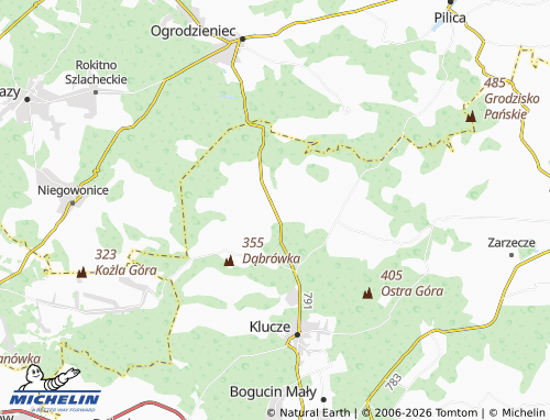 MICHELIN Rzeka map - ViaMichelin