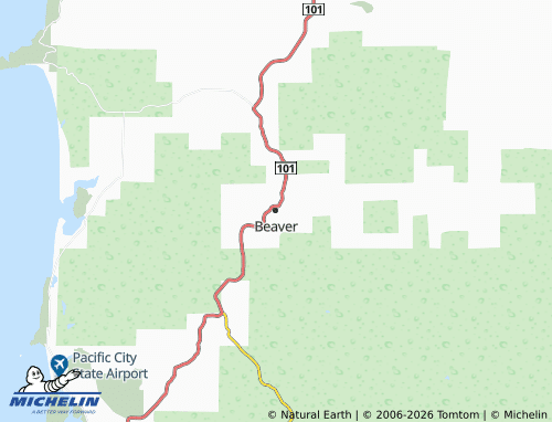 Carte MICHELIN Beaver - ViaMichelin