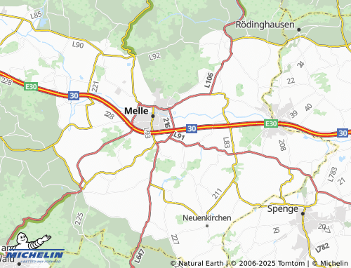 MICHELIN Bullenheide map - ViaMichelin