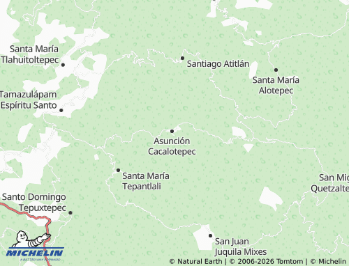 MICHELIN Abajo map - ViaMichelin