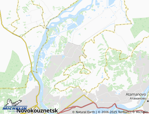 MICHELIN Chernaya Rechka map - ViaMichelin