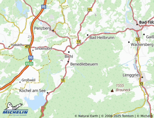 MICHELIN Vormholz map - ViaMichelin