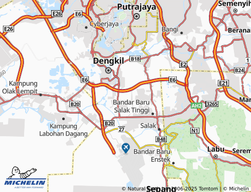 MICHELIN Sunsuria City map - ViaMichelin