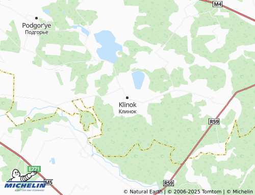 MICHELIN Klinok map - ViaMichelin
