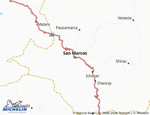 Mappa MICHELIN San Marcos - ViaMichelin