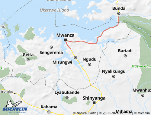 MICHELIN Misungwi map - ViaMichelin