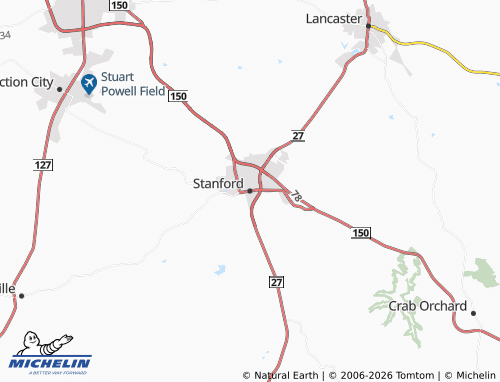 Carte MICHELIN Stanford - ViaMichelin