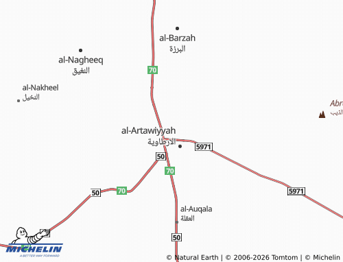 Carte MICHELIN al-Masyaf - ViaMichelin