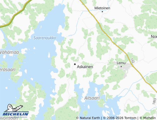 MICHELIN-Landkarte Halla - ViaMichelin