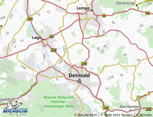 Carte MICHELIN Bremke - ViaMichelin