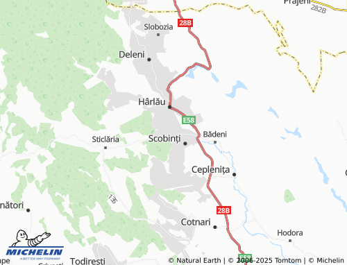 MICHELIN Fetești map - ViaMichelin