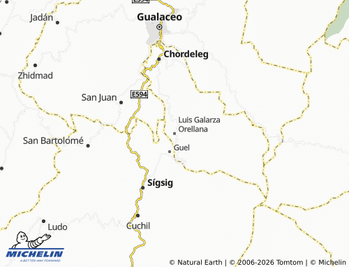 Mapa MICHELIN Luis Galarza Orellana - ViaMichelin