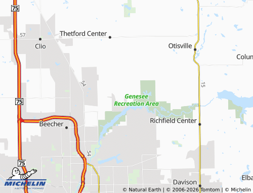 Mappa MICHELIN Genesee - ViaMichelin