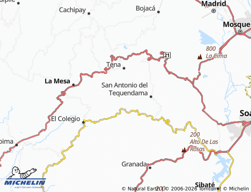 Mapa MICHELIN Santa Fe - ViaMichelin