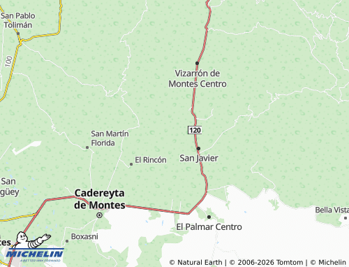 MICHELIN Rinconada map - ViaMichelin