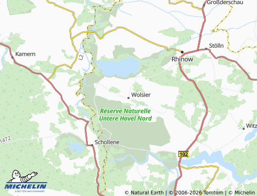 MICHELIN Wolsier map - ViaMichelin