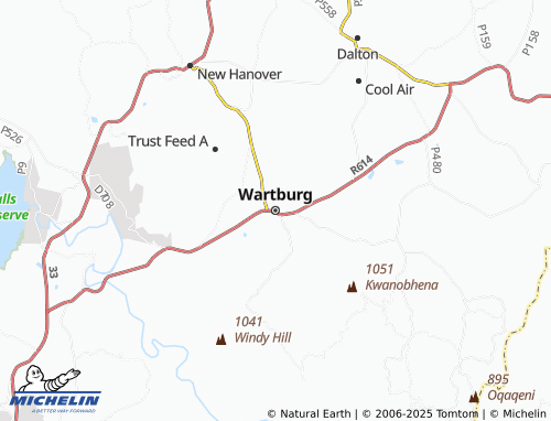 Mappa MICHELIN Wartburg - ViaMichelin