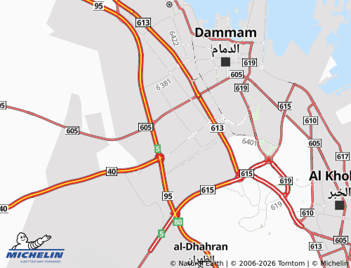 MICHELIN-Landkarte al-Manar - ViaMichelin