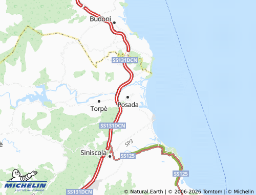 MICHELIN Posada map - ViaMichelin