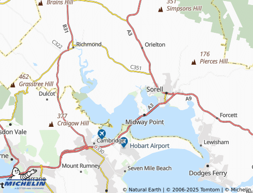 MICHELIN Penna map - ViaMichelin