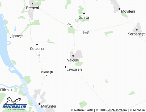 MICHELIN Vâlcele map - ViaMichelin