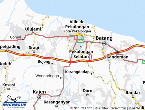 MICHELIN-Landkarte Buaran - ViaMichelin