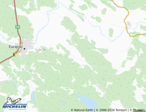 Mapa MICHELIN Sydänmaa - ViaMichelin