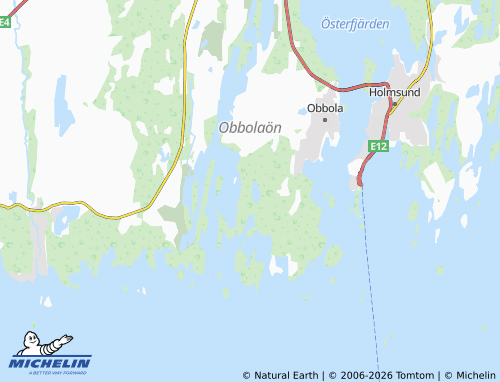 MICHELIN-Landkarte Själafjärden - ViaMichelin