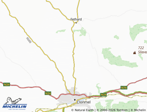 Mapa MICHELIN Lisronagh - ViaMichelin