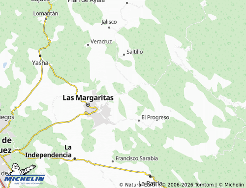 Mappa MICHELIN El Encanto - ViaMichelin