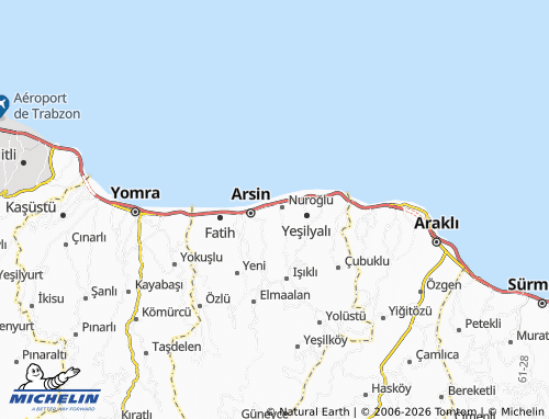 Mappa MICHELIN Şenkaya - ViaMichelin